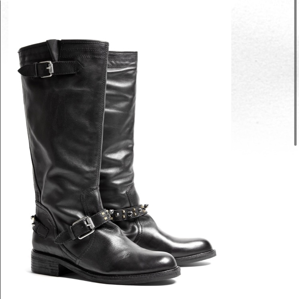 Sam Edelman leather moto boots!